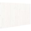 vidaXL sengegavl 185x3x110 cm massivt fyrretr&aelig; hvid