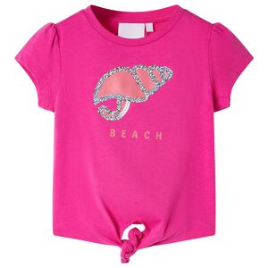 vidaXL T-shirt til b&oslash;rn str. 116 pink