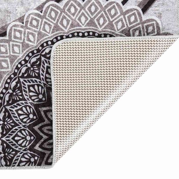 vidaXL gulvt&aelig;ppe 80x300 cm vaskbart flerfarvet