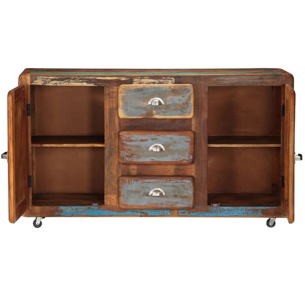 vidaXL sk&aelig;nk 150x43x86 cm massivt genbrugstr&aelig;