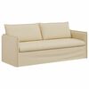 vidaXL Sofa 2 pcs Creme 196 x 82 x 85 cm Stof