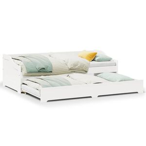 vidaXL daybed med trusse uden madras IRUN 90x200 cm hvid
