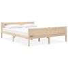 vidaXL sengestel 160x200 cm massivt fyrretr&aelig;