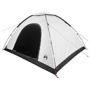 vidaXL Camping telt 6-personers Hvid Blackout