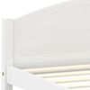 vidaXL sengestel 160x200 cm massivt fyrretræ hvid