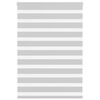 vidaXL zebragardin lysegr&aring; 95x150 cm stofbredde 90,9 cm polyester