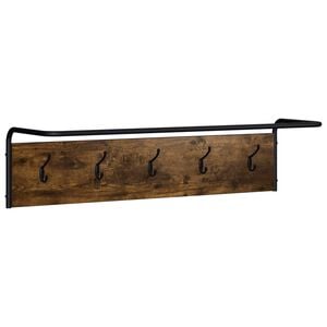 vidaXL Jakkeholder R&oslash;get eg 100 x 30 x 25 cm Konstrueret tr&aelig;