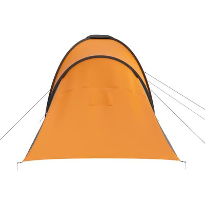 vidaXL telt 6-personers grå og orange