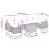 vidaXL sofas&aelig;t til haven 8 dele med hynder polyrattan beige
