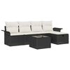 vidaXL Havesofa S&aelig;t 6 stk. Poly rattan