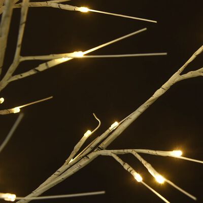 vidaXL lystræ 140 LED'er 1,5 m indendørs/udendørs pil varmt hvidt lys
