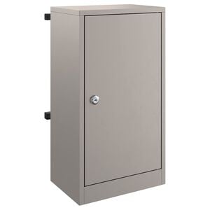 vidaXL postkasse med opbevaring Rusten 30 x 20 x 55 cm Cortenstål