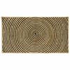 vidaXL Omr&aring;de t&aelig;ppe Sort 60 x 110 cm Jute