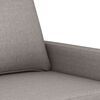 vidaXL 2-personers sofa 120 cm stof gråbrun