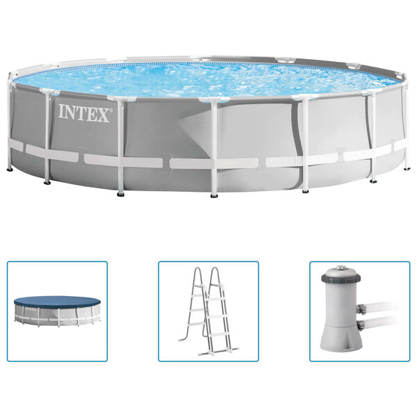 Intex Prism Frame Premium poolsæt 427x107 cm
