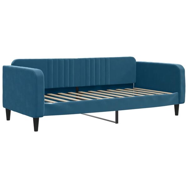 vidaXL daybed 90x200 cm velour bl&aring;