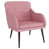 vidaXL l&aelig;nestol 63x76x80 cm velour lyser&oslash;d