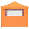 vidaXL Party Tent Orange 292 x 292 x 315 cm Oxford stof