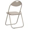 vidaXL Sammenklappelig stol 2 pcs Sandfarvet 48 x 43,5 x 81 cm