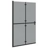 vidaXL Walk-In brusev&aelig;g Sort 120 x 6,5 x 190 cm