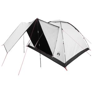 vidaXL Camping telt Hvid Blackout 335 x 275 x 180 cm Polyester og St&aring;l