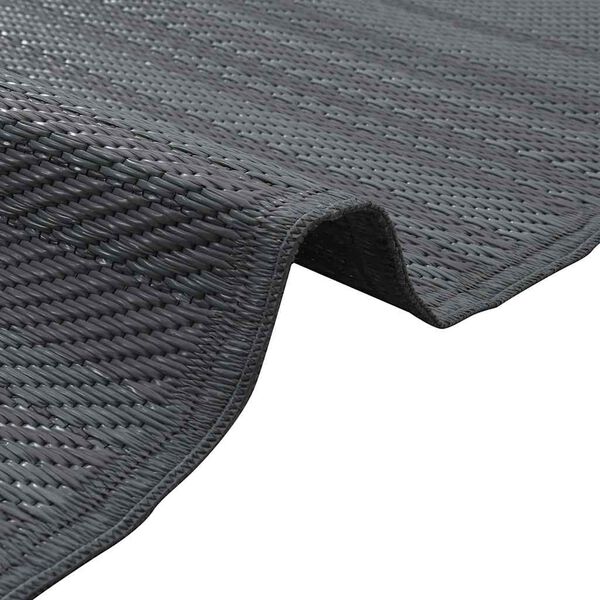 vidaXL Udendørs tæppe ARAKIL Grå 300 x 400 cm PP