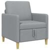 vidaXL Sofa med opbevaring Lysegr&aring; 72 x 78 x 87 cm Polyester