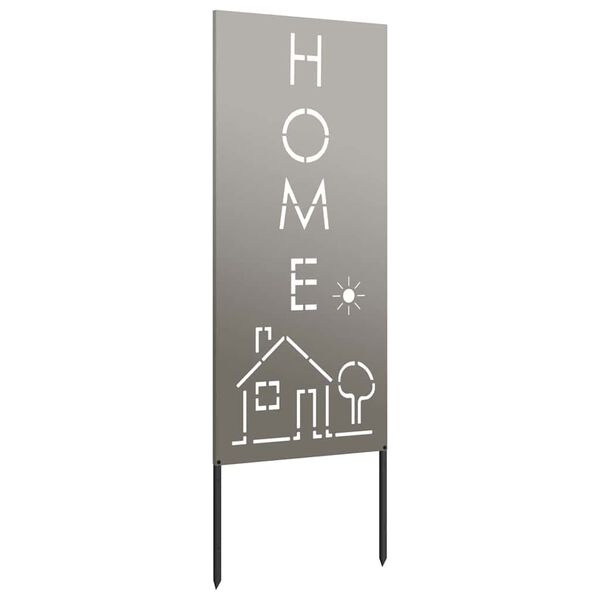 vidaXL Have privatliv sk&aelig;rm Fretwork Rusten 50 x 140 cm Cortenst&aring;l