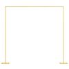 vidaXL Bryllupsbue Guld 338 x 35 x 300 cm St&aring;l