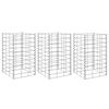 vidaXL gabion-h&oslash;jbede 3 stk. 30x30x50 cm jern