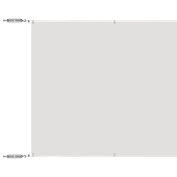 vidaXL lodret markise 100x800 cm oxfordstof hvid