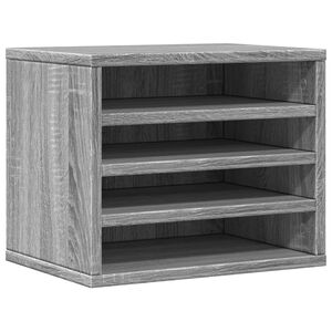 vidaXL dueslag 36x26x29,5 cm konstrueret tr&aelig; gr&aring; sonoma-eg