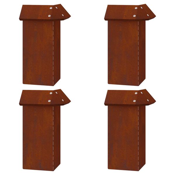 vidaXL Sneglehegn 20 pcs Rusten Cortenst&aring;l