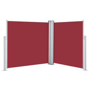 vidaXL sammenrullelig sidemarkise 100 x 600 cm r&oslash;d