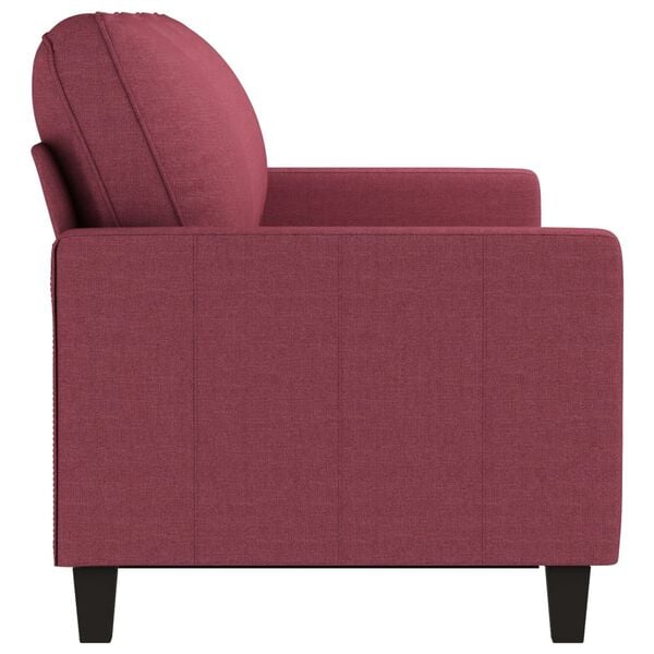 vidaXL 3-personers sofa 180 cm stof vinr&oslash;d