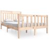 vidaXL sengeramme 120x190 cm Small Double massivt tr&aelig;