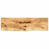 vidaXL bordplade 110x40x3,8 cm naturlig kant massivt ru mangotr&aelig;