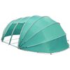 vidaXL Pooltelt Dome 640 x 432 x 205 cm Havgr&oslash;n