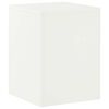 vidaXL Planteholder Hvid 30 x 30 x 40 cm St&aring;l