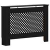 vidaXL radiatorskjuler 112x19x81,5 cm MDF sort