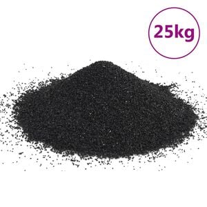 vidaXL akvariesand 25 kg 0,2-2 mm sort