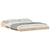 vidaXL Sengestel Brun 160 x 210 cm Massiv fyrretr&aelig;