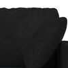 vidaXL Sofa 2 pcs Sort 138 x 78 x 80 cm Fl&oslash;jl