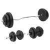 vidaXL v&aelig;gtstang og h&aring;ndv&aelig;gt med skiver 60 kg