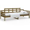 vidaXL daybed 90x200 cm massivt fyrretr&aelig; gyldenbrun