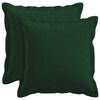 vidaXL Pudebetr&aelig;k 2 pcs HOUTEN M&oslash;rkegr&oslash;n 35 x 35 cm Faux Linned
