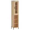 vidaXL skab 34,5x34x180 cm konstrueret tr&aelig; sonoma-eg