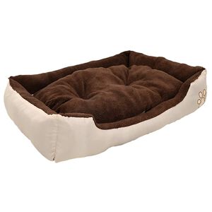 vidaXL varm hundeseng med pude M
