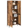 vidaXL Highboard Gammelt tr&aelig; 69,5 x 34 x 180 cm Konstrueret tr&aelig;