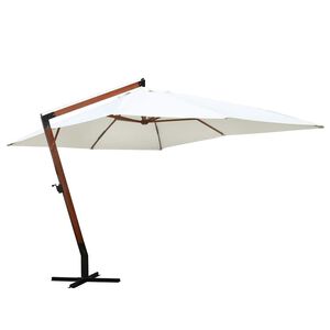 vidaXL parasol 300x400 cm hvid